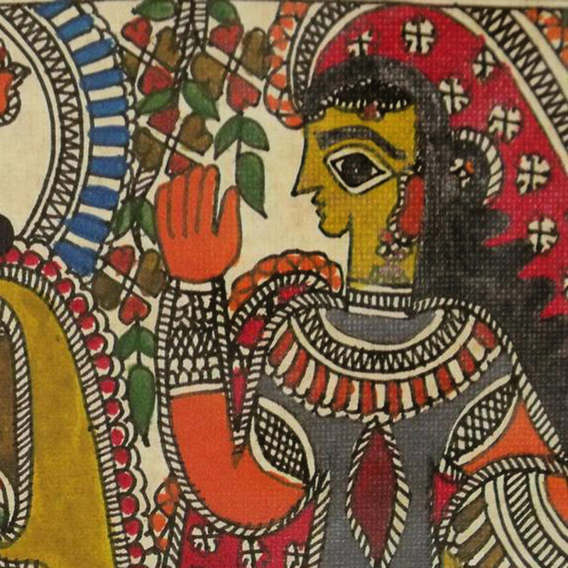 Krishna the cowherd-impression sur papier