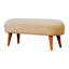 Banc rembourré en mélange de coton Joete