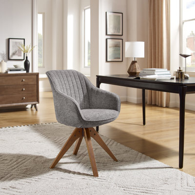 Upholstered Swivel Armchair