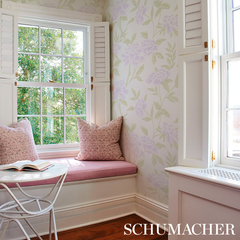 Whitney Floral Wallpaper, Lavendar