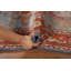Tapis géométrique bleu pour vestibule 3 x 5 Khotan