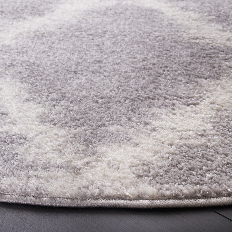 Arsis Performance Geometric Rug, Round 6'