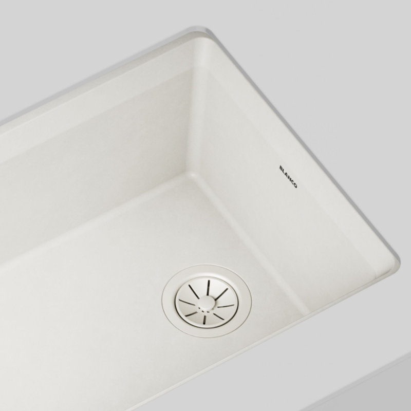 BLANCO PLASTIC BASKET STRAINER SOFT WHITE, Soft White