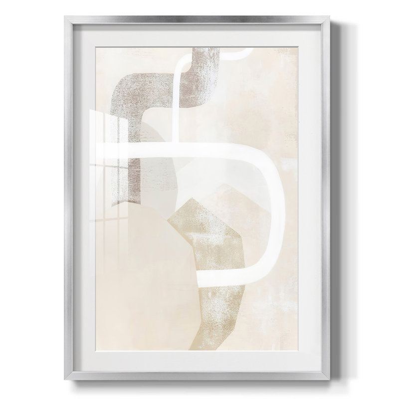 Quiet Affection I - impression encadrée, Argent argent, H 25,5 po x l 17,5 po