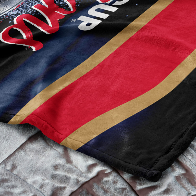 NHL Florida Panthers Champs - jeté en soie Multiply Touch - 50 x 60 pouces, Marine Panthers de la Floride