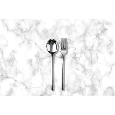Due 2 Piece Stainless Steel Hostess Set