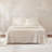 Linear Cotton Sheets Cream 4 Piece Set King-116543536-116543537