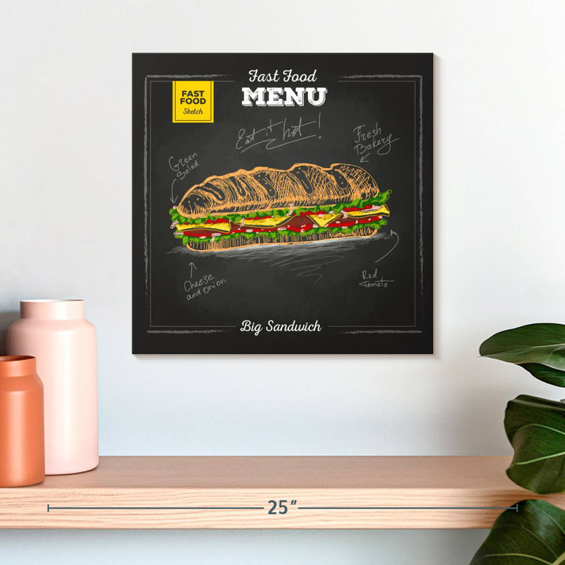 Yarlin Big Sandwich, 16" H x 16" W
