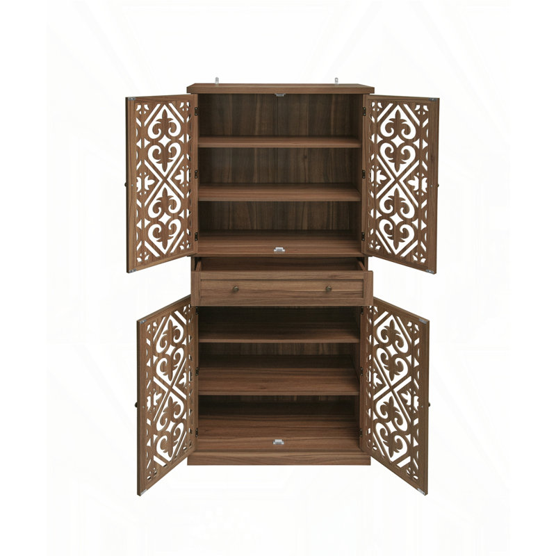 Armoire 4 portes avec 1 tiroir