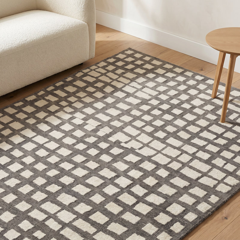 Rudy Hand Tufted Wool Indoor Rug, Rectangle 7'9" x 9'9"