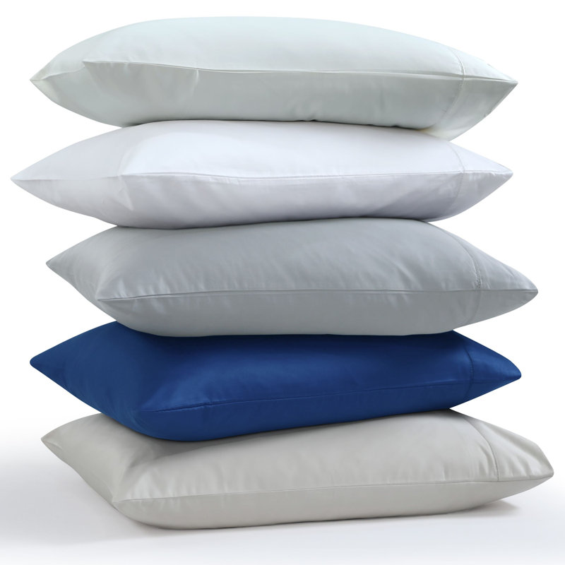 1000 Thread Count Egyptian-Quality Cotton Sateen Extra Deep Pocket Sheet Set, Gray