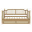 Lit de jour en rotin de style traditionnel avec 2 tiroirs-1111899050