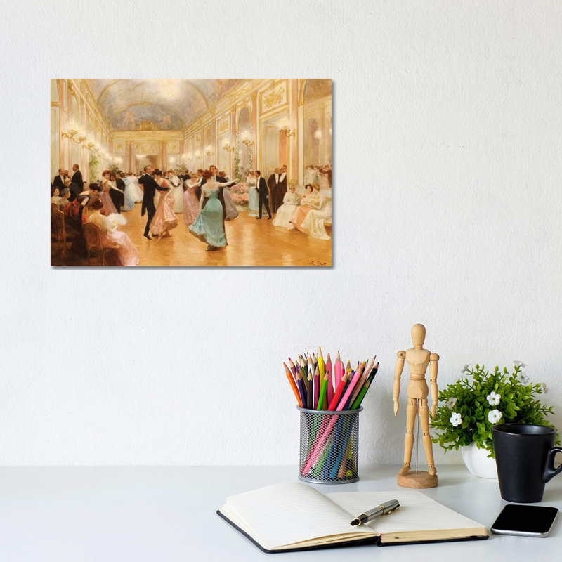 The Ball - Estampe numérique sur toile tendue avec châssis