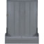 Grand lit mural gris avec coussin, conception pliable pour optimiser l'espace dans les gymnases à domicile et dans l'armoire, chambres d'amis Space Solution Office-133001128