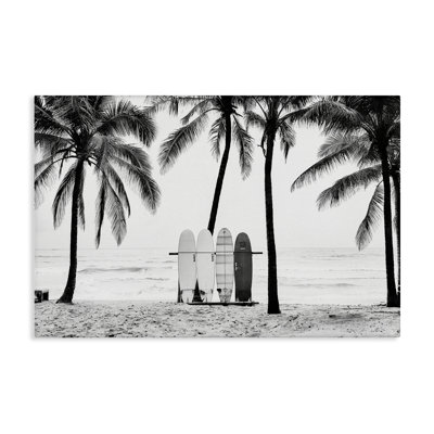 Centered Surf Boards View Canvas Wall Art by Sisi and Seb