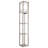 Jarold 63.7" Column Dimmable Floor Lamp with Shelves & Remote Control & USB Charging Station-261720374