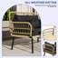 Causeuse d'extérieur en osier Patio Furniture-1955197716
