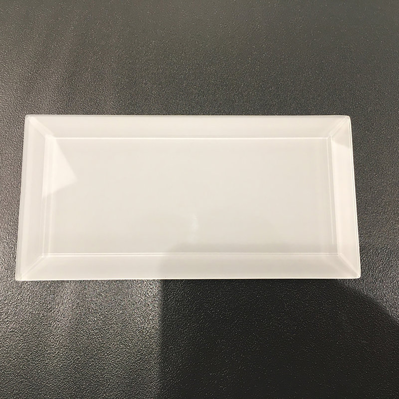Genoa 3" x 6" Glass Subway Wall Tile, Pearl