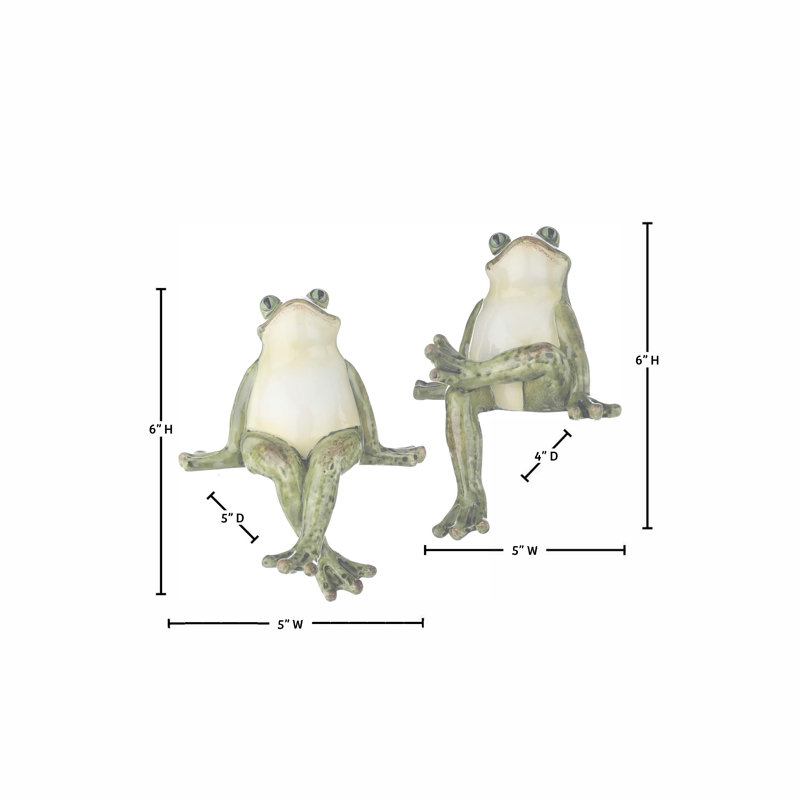 Garde de grenouille en résine 6 po