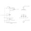 Robinet de baignoire et de douche avec valve brute-65005640