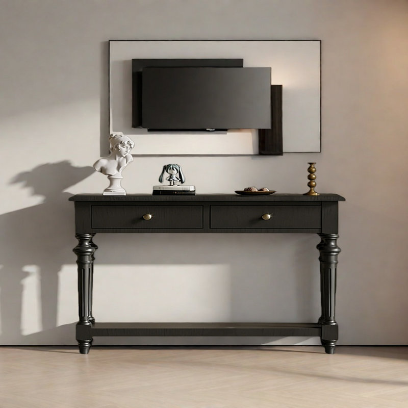 Console Retro Retro, H 35,43 po x l 59,06 po x P 13,78 po