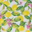 Red Barrel Studio®, motif floral citron européen, tissu imprimé en polyester, jaune, rond de 60 pouces, peut accueillir 4 à 6 personnes, nappes-750982090