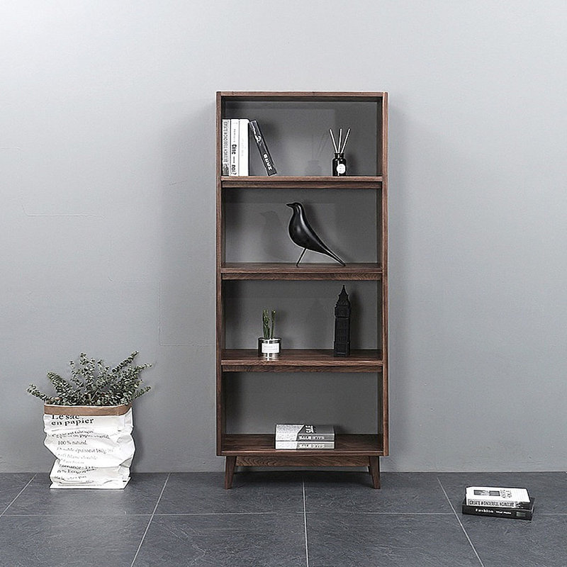 Simple large-capacity bookcase display shelf