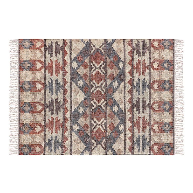 Larsen Southwestern Hand Woven Area Rug, Rectangle 140 x 200cm