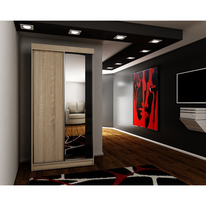 Edmanuel Wardrobe, White, 100cm W x 62cm D