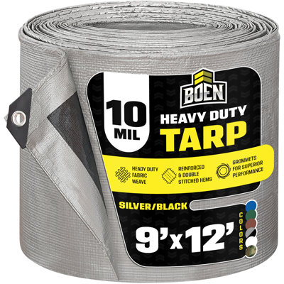Silver/Black Tarp