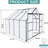 8X8 Ft Greenhouse With Galvanized Base - Planting Heavy Duty Blocking All Season-124311228