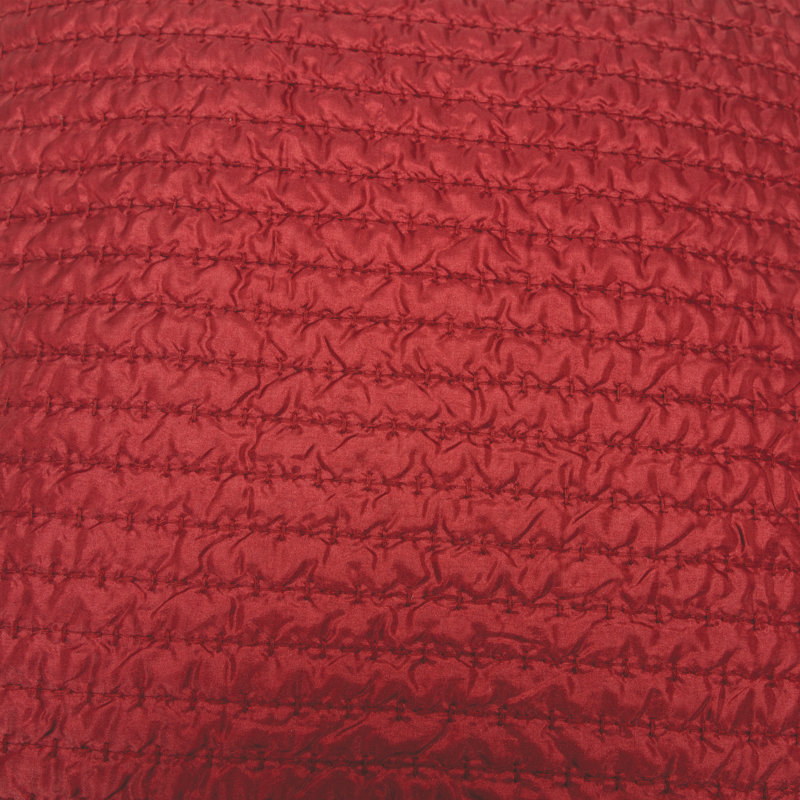 Square Pillow Cover and Insert, Red