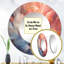 Peach Blue Rose Reverie I - Floral Round Mirror Wall Decor-99620812