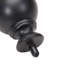 Black Aluminium Alloy, Resin Adjustable 3cm Bay Window Single Curtain Rod-229558080