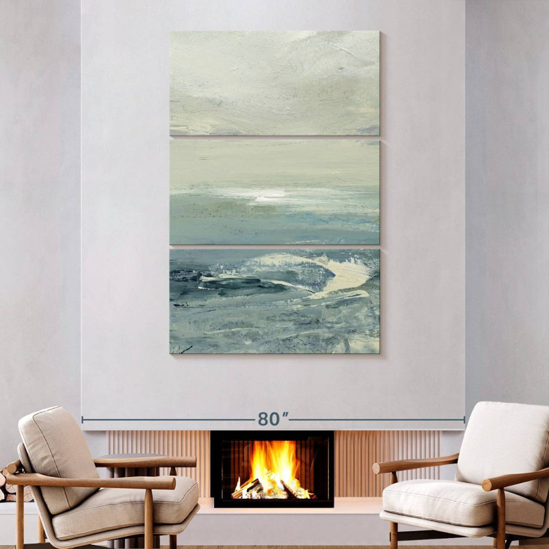 Avery Waves Abstract I, H 74 po x l 48 po