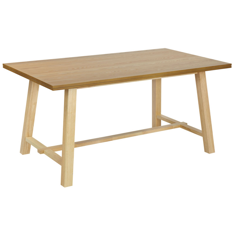 Rayneshia Solid Wood Base Dining Table