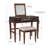 Godines Vanity Set with Stool and Mirror-778754283