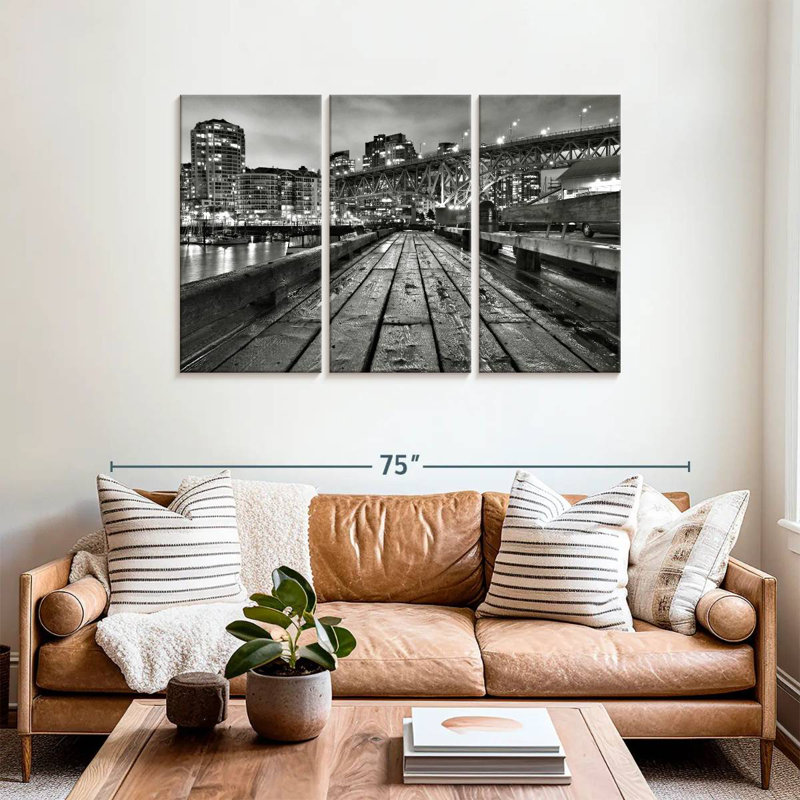Nicci Granville Island At Night, 36" H x 57" W