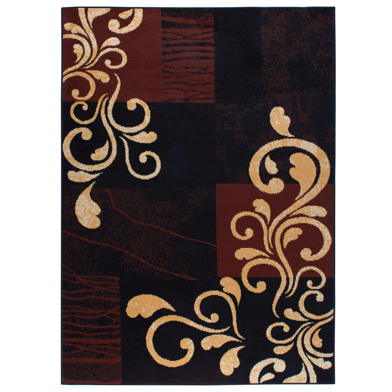 Simona Abstract Indoor Rug, Rectangle 5'2" x 7'4"