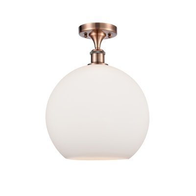 Plafonnier semi-encastré 1 lumière Cindi
