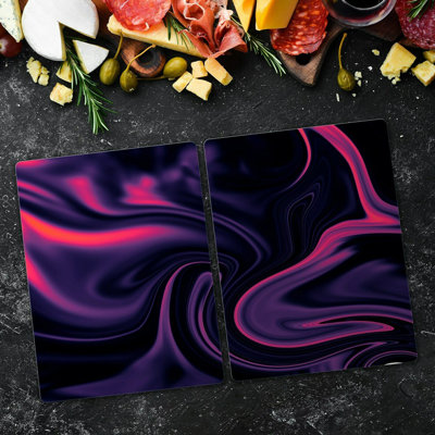 Luyen Tempered Glass Wave Chopping Board