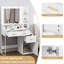 Hypatos Dressing Table with Mirror