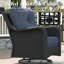  10 Piece Wicker Outdoor Furniture Set with 6-inch Comfy Cushions, High Back Patio Furniture Set with Swivel Rocking Chairs and Fire Pit Table-1719748107-1719748106