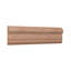 Moulure sur rail de chaise en bois massif de qualité l 5,9 po x P 3 po x L 96 po.-96930560