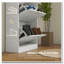 Armoire de rangement pour chaussures étroite pour le vestibule avec 3 tiroirs rabattables et étagère à chaussures réglable-648946437