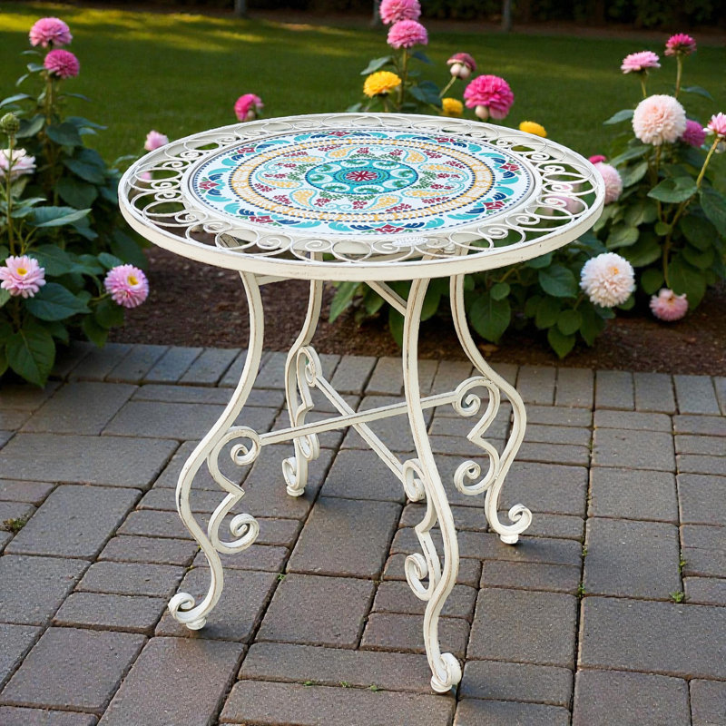 Poseidon Three Piece Mosaic Bistro Set