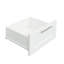 Armoire haute et armoire de cuisine avec 2 portes, 2 tiroirs et 5 espaces de rangement, blanc