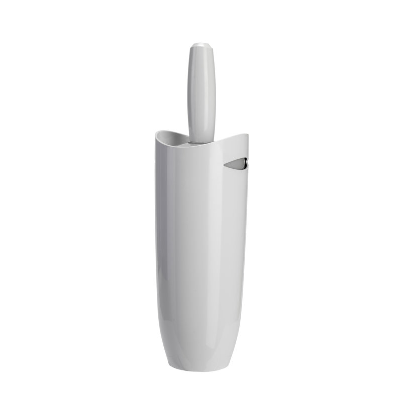 Plastic Free-Standing Toilet Brush and Holder