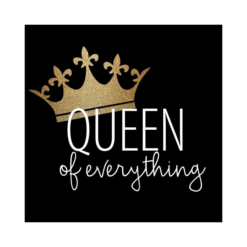 Queen Of Everything by Kimberly Allen - Wrapped Canvas Print, 30.48 cm H x 30.48 cm W