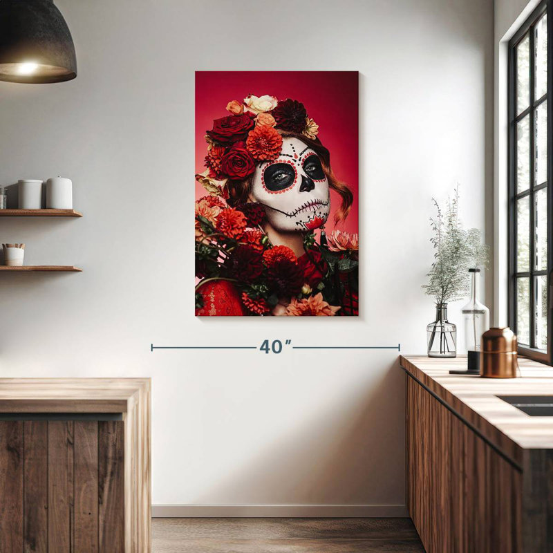 Femme Lelend Sugar Skull, H 39 po x l 26 po